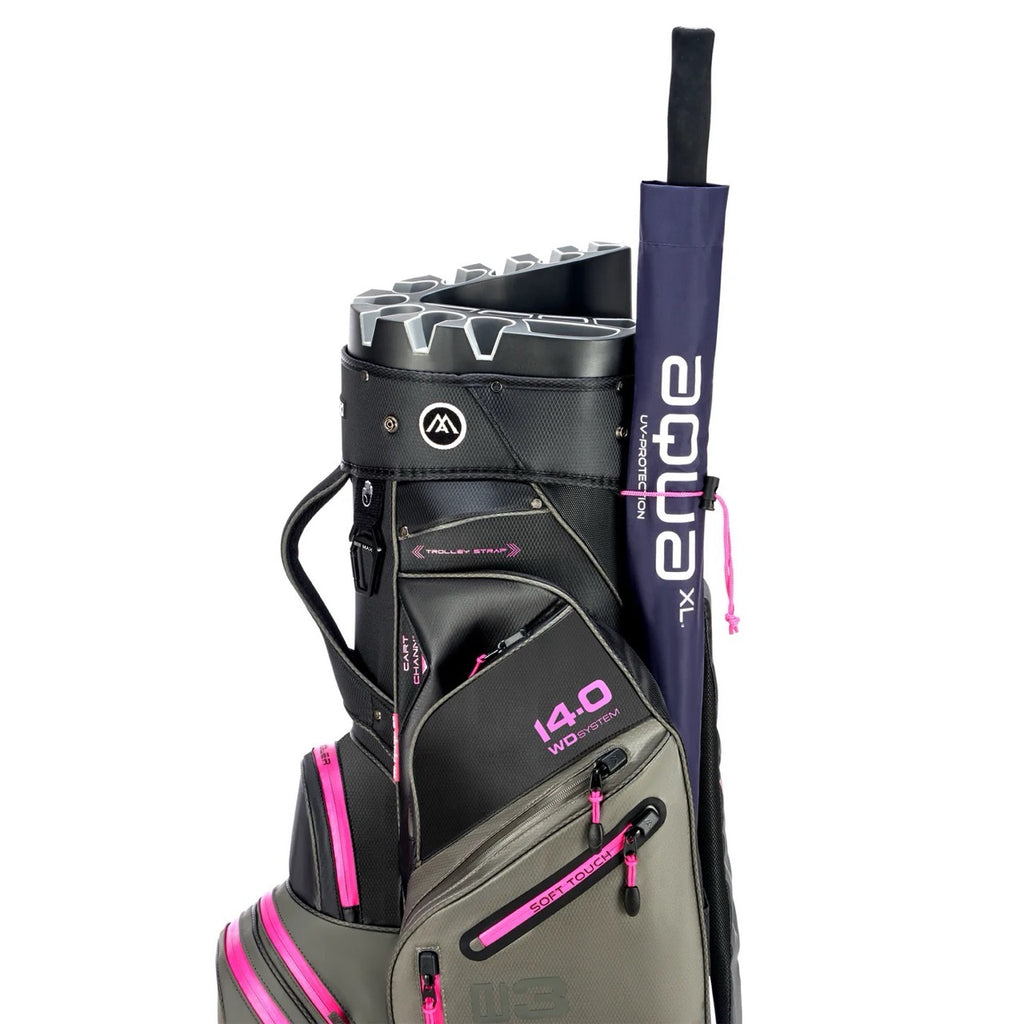 Borsa da carrello Dri Lite Silencio 3, colore antracite/nero/fucsia