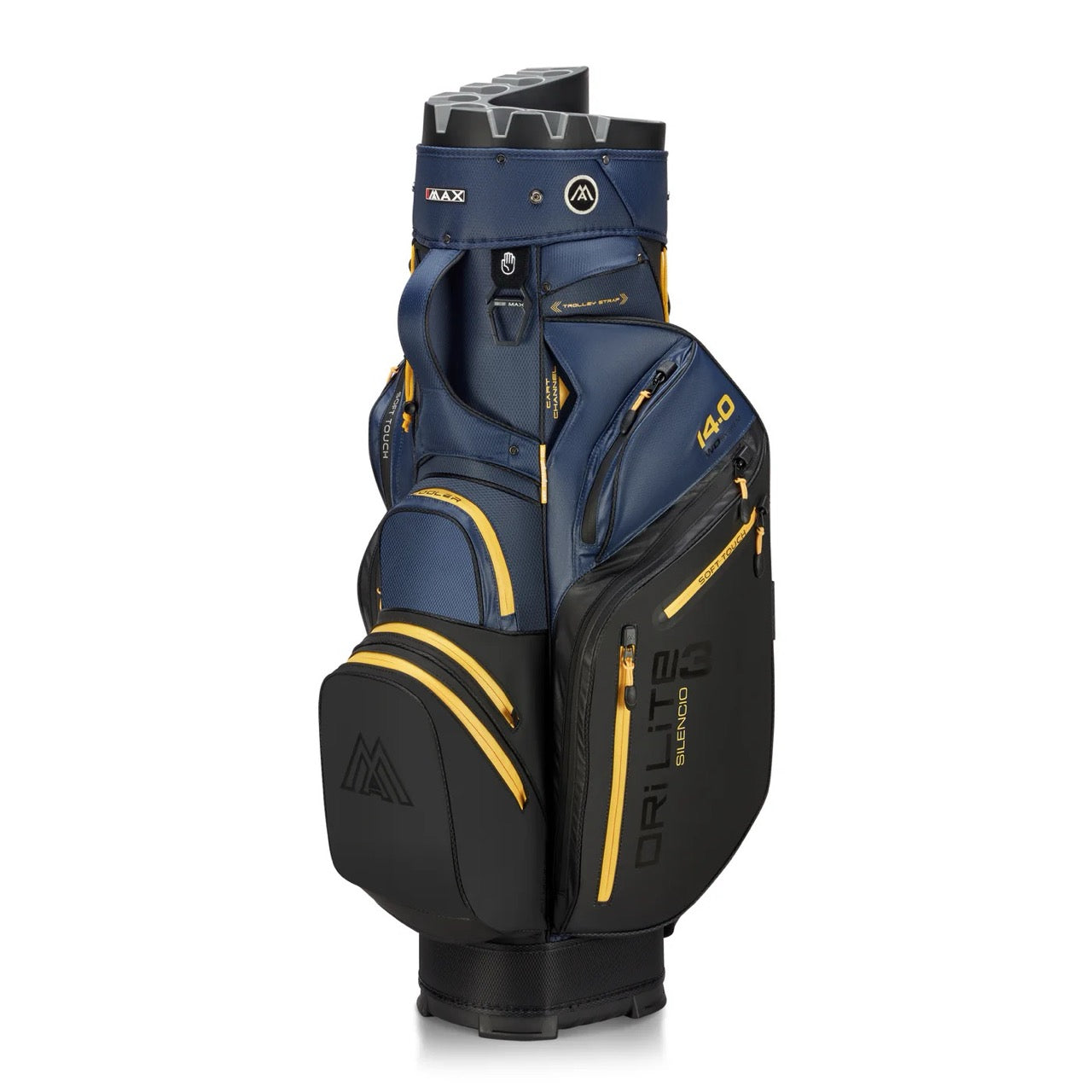 Dri Lite Silencio 3 Cartbag Schwarz/Navy/Corn
