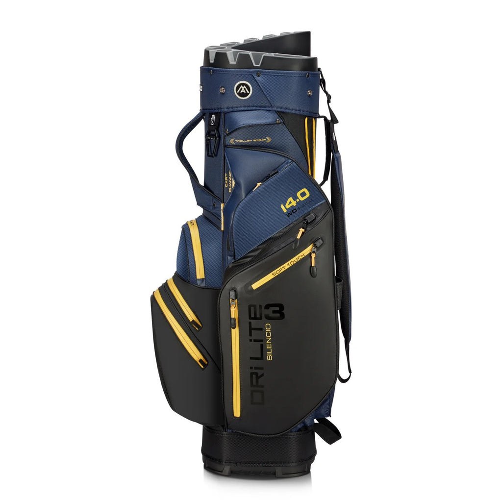 Dri Lite Silencio 3 Cartbag Schwarz/Navy/Corn
