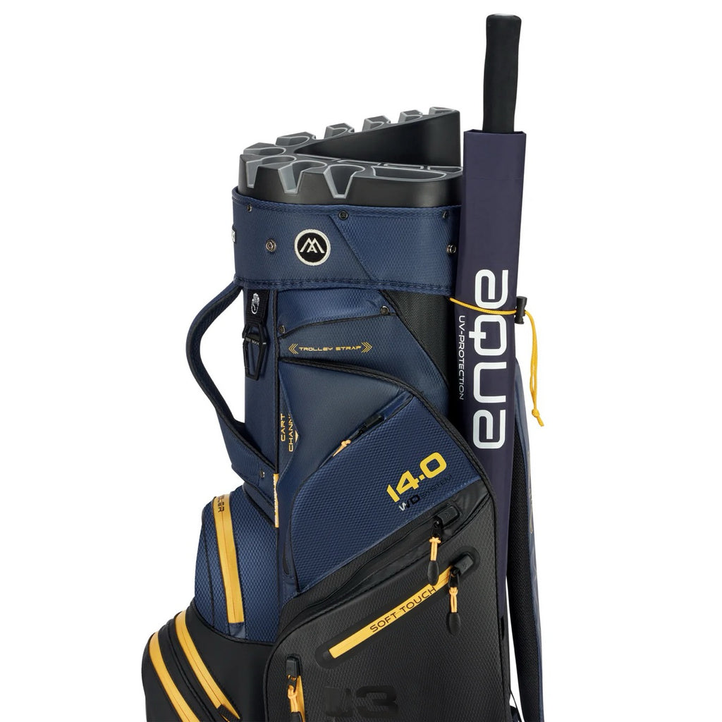 Dri Lite Silencio 3 Cartbag Schwarz/Navy/Corn