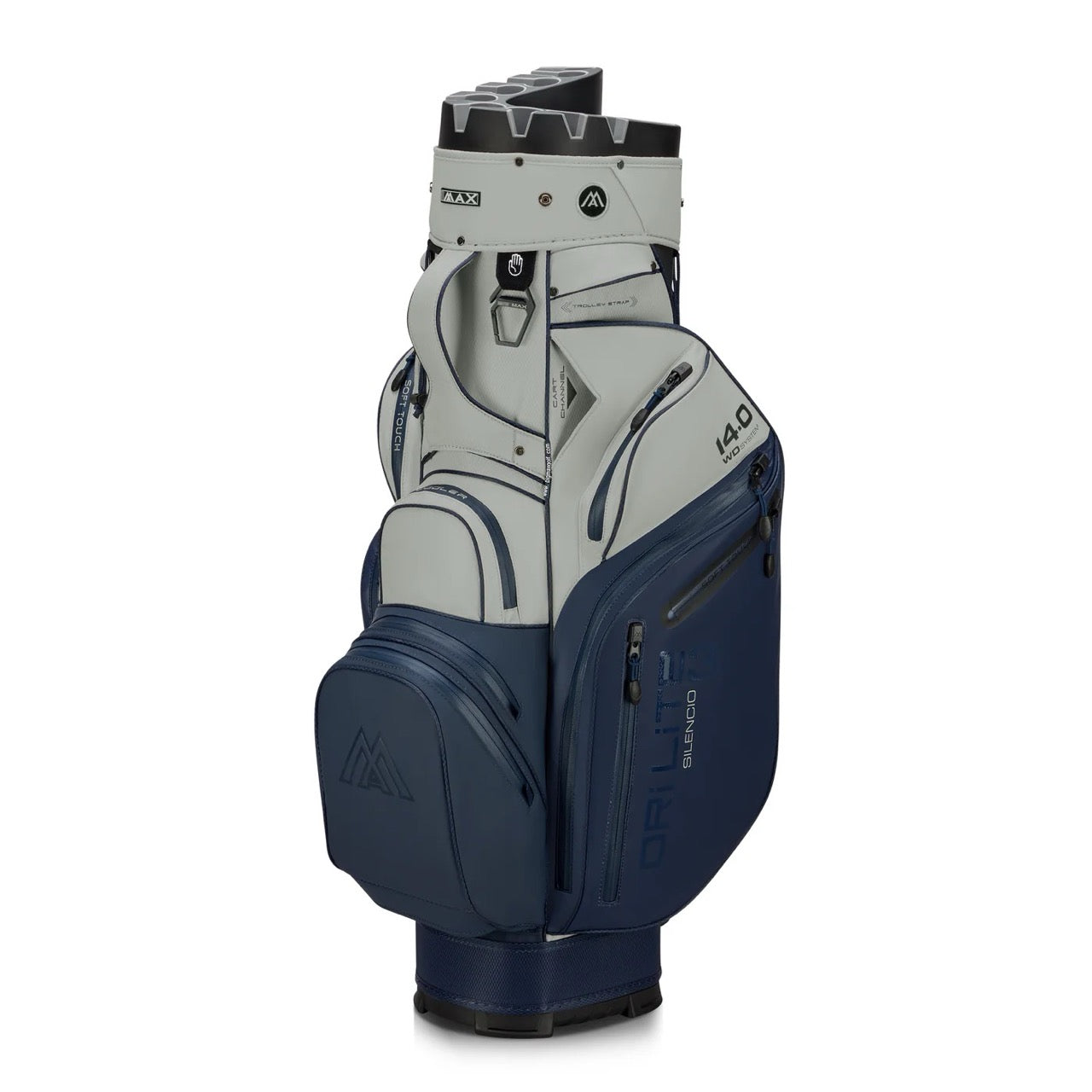 Dri Lite Silencio 3 Cart Bag Forest Navy/White