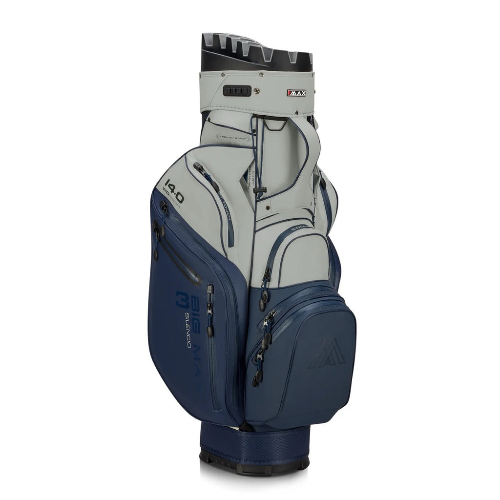 Dri Lite Silencio 3 Cart Bag Forest Navy/White
