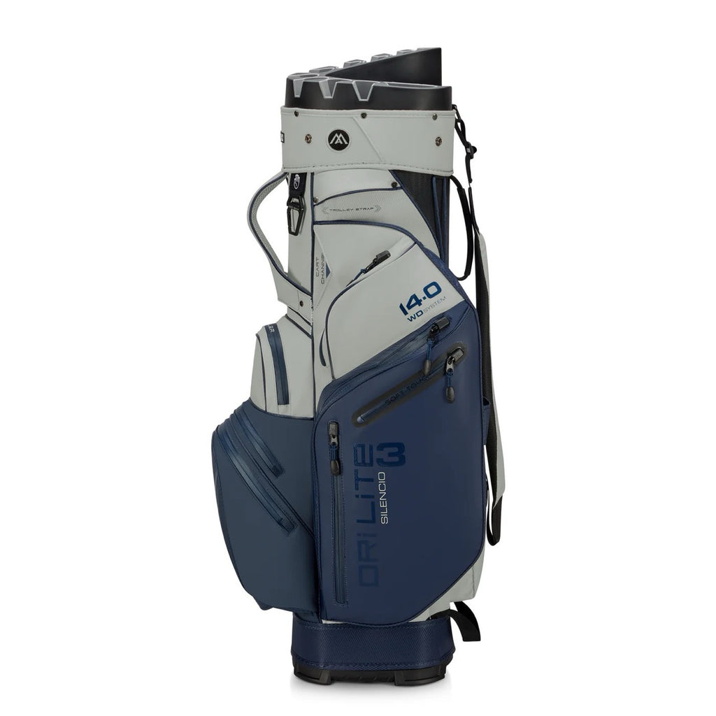Dri Lite Silencio 3 Cart Bag Forest Navy/White