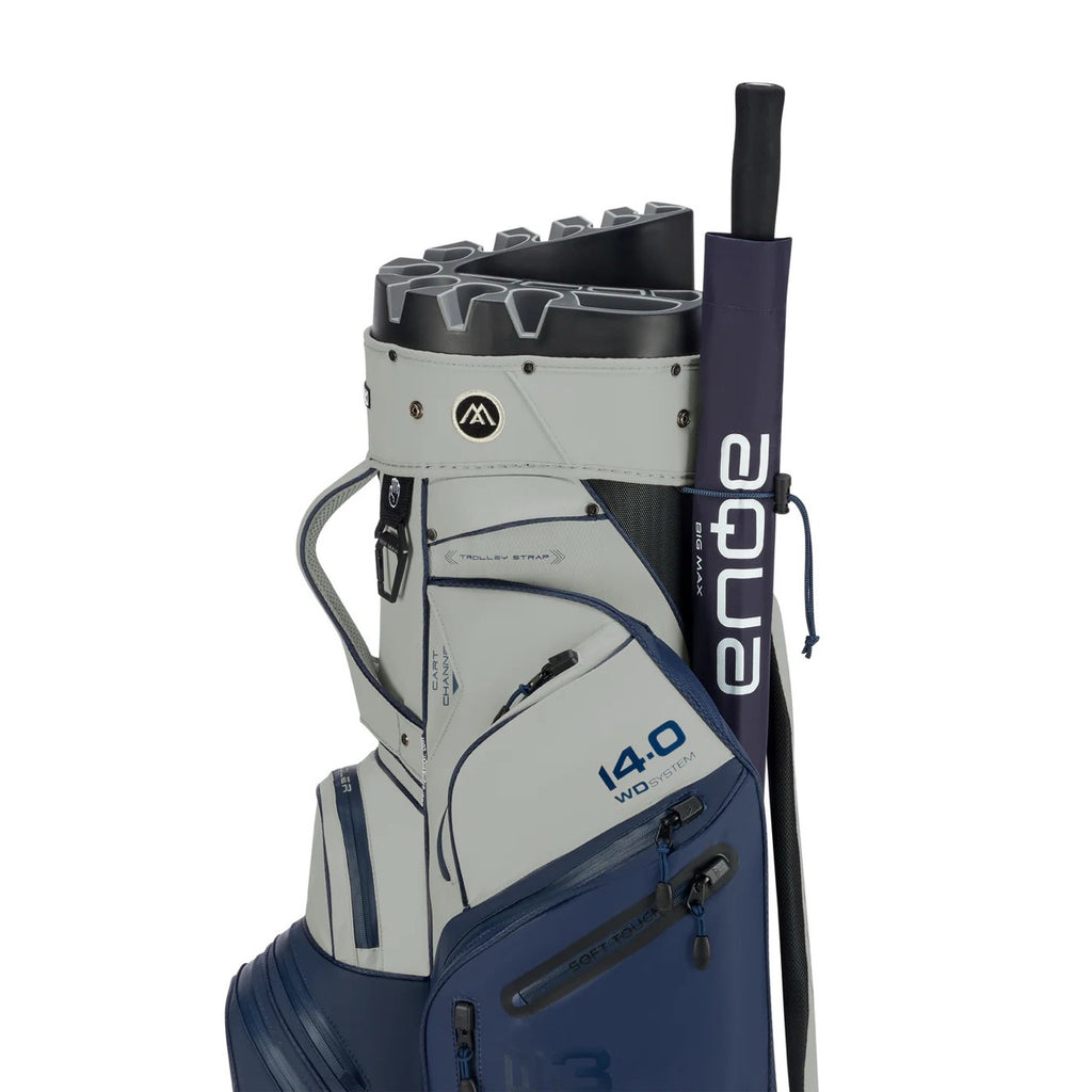 Dri Lite Silencio 3 Cart Bag Forest Navy/White