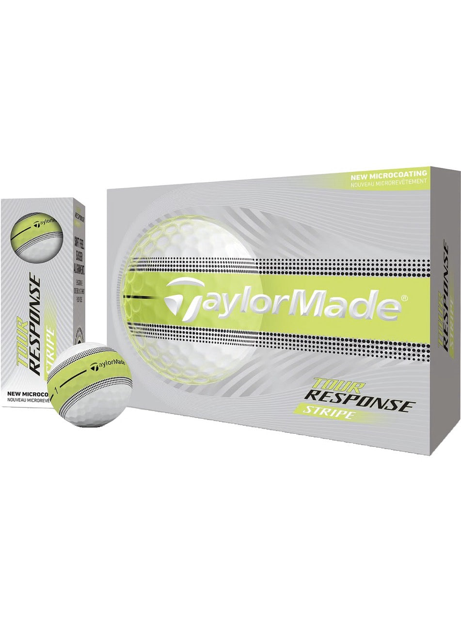 Palline da golf Tour Response Stripe Yellow (2026)