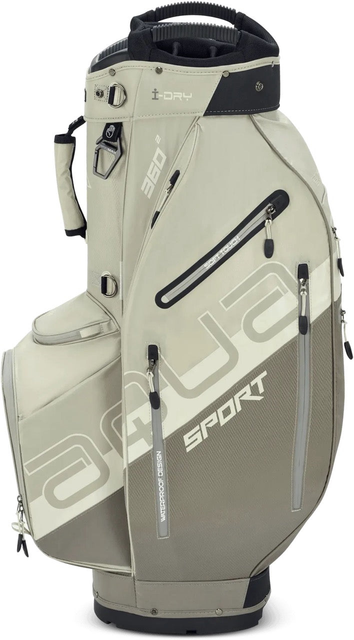 Aqua Sport 360² cart bag grey/beige