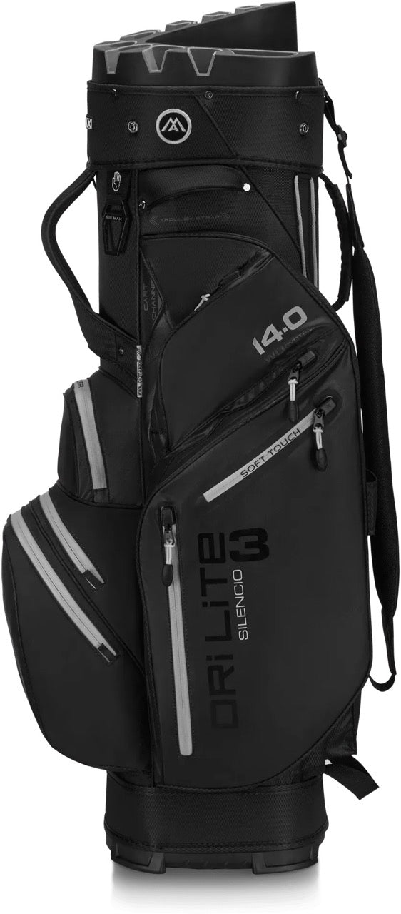 Dri Lite Silencio 3 Cart Bag Black