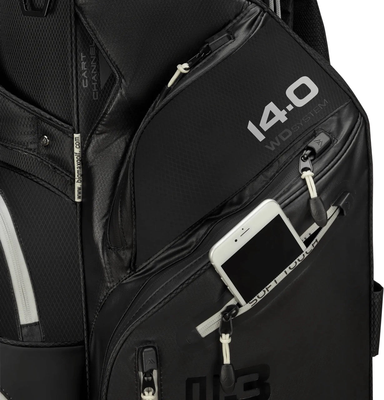 Dri Lite Silencio 3 Cart Bag Black