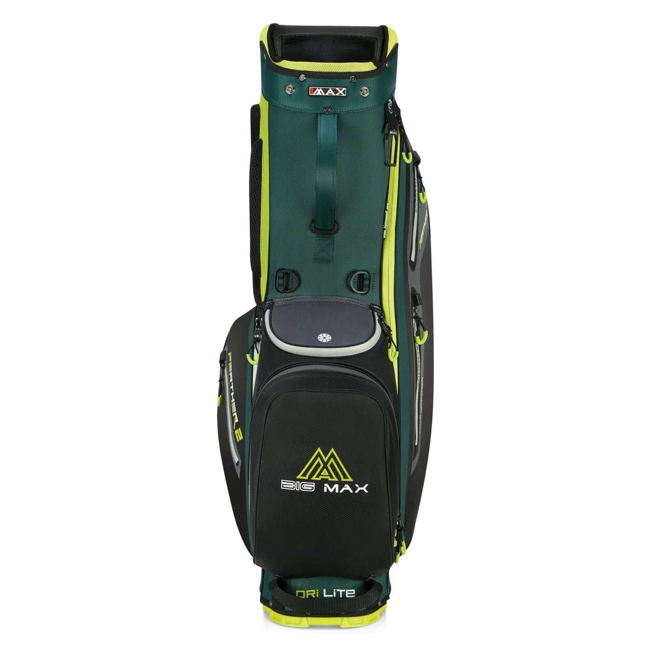 Dri Lite Feather 2 Stand Bag Green/Black