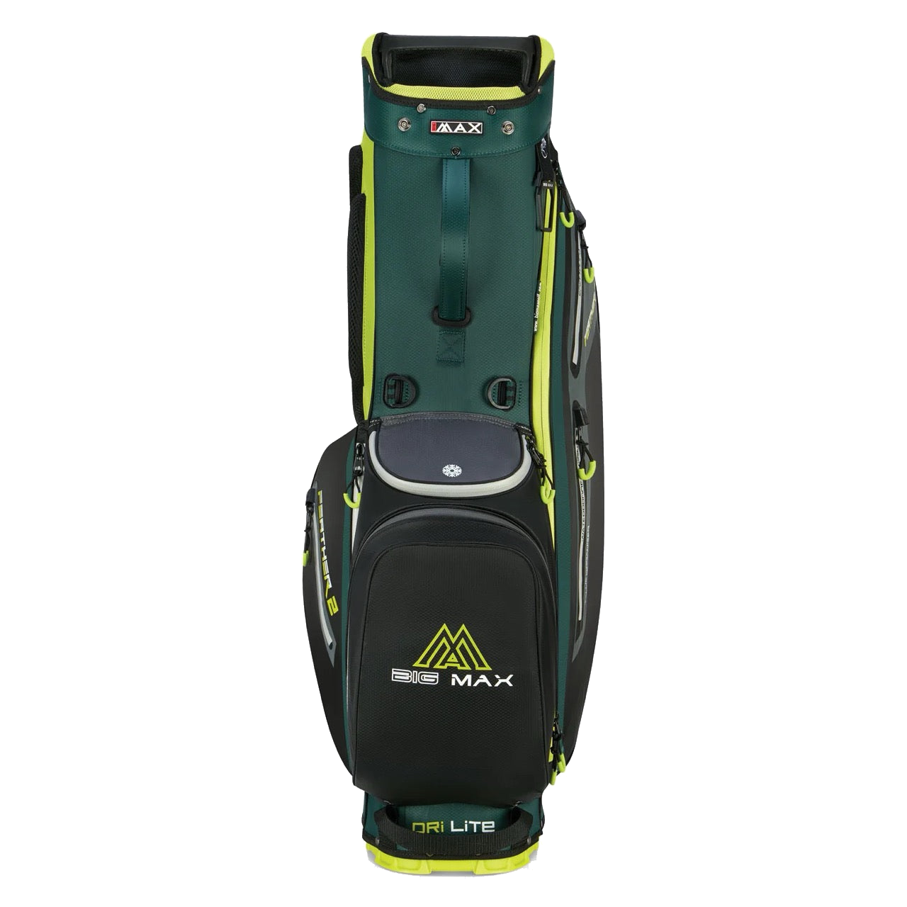 Dri Lite Feather 2 Stand Bag Green/Black