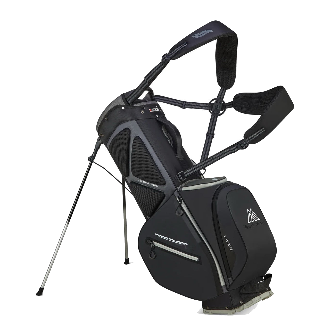 Dri Lite Feather 2 Stand Bag Grey/Black