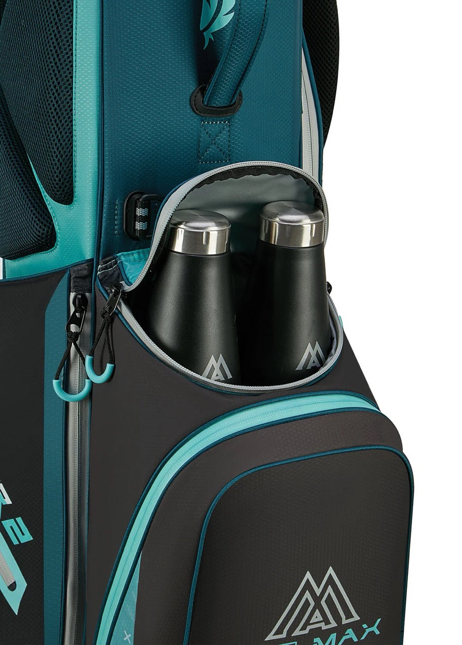 Dri Lite Feather 2 Stand Bag Turquoise/Black