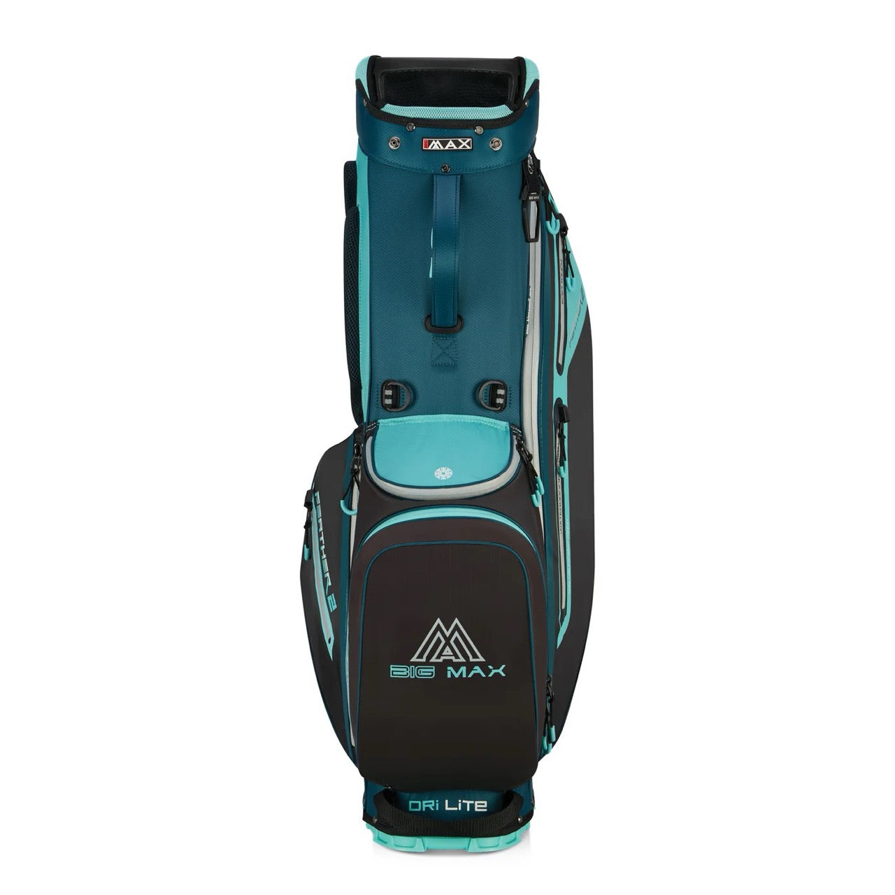 Dri Lite Feather 2 Stand Bag Turquoise/Black