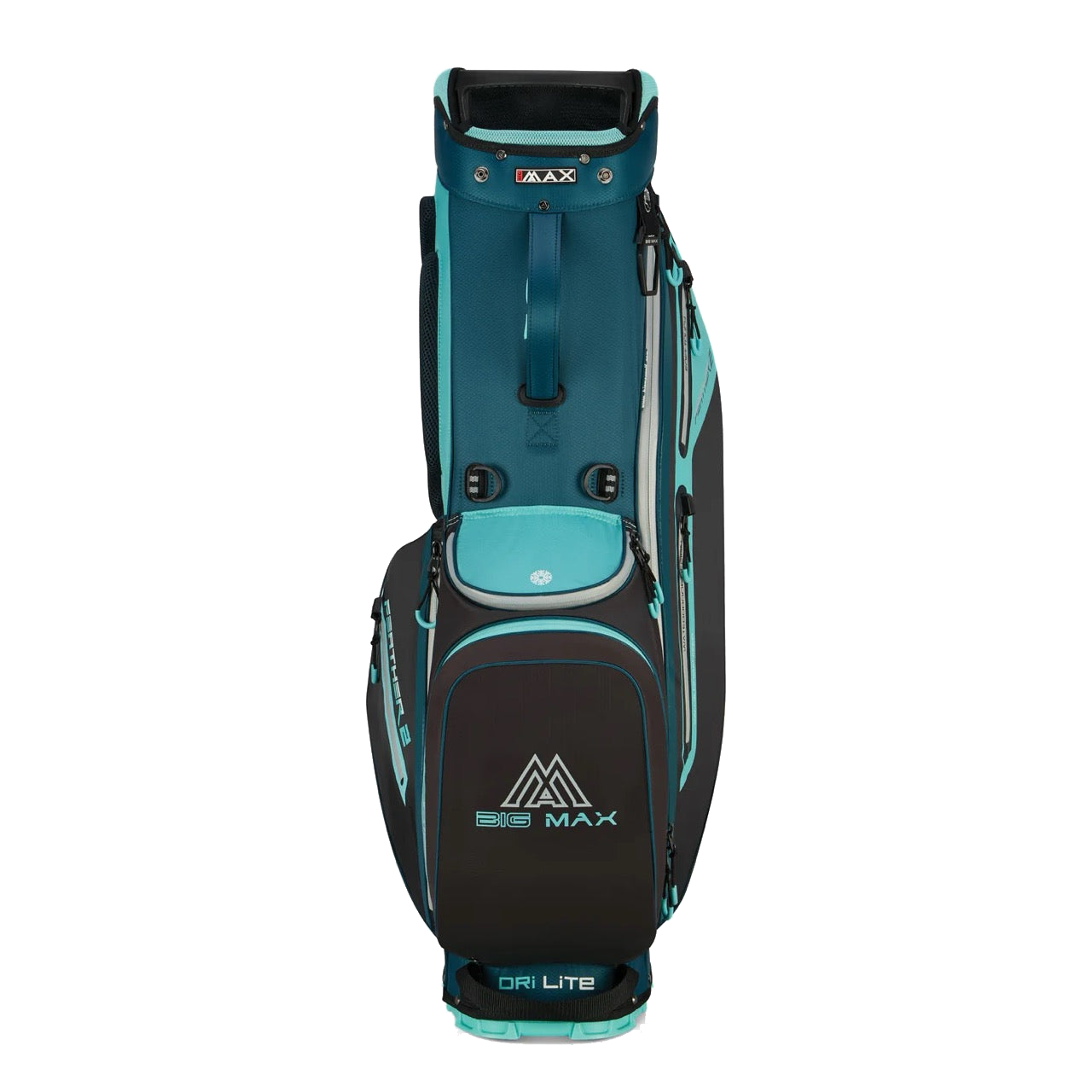 Dri Lite Feather 2 Stand Bag Turquoise/Black