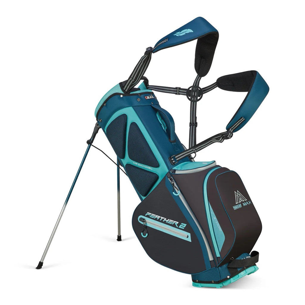 Dri Lite Feather 2 Stand Bag Turquoise/Black