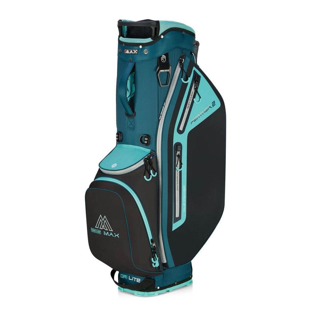 Dri Lite Feather 2 Stand Bag Turquoise/Black