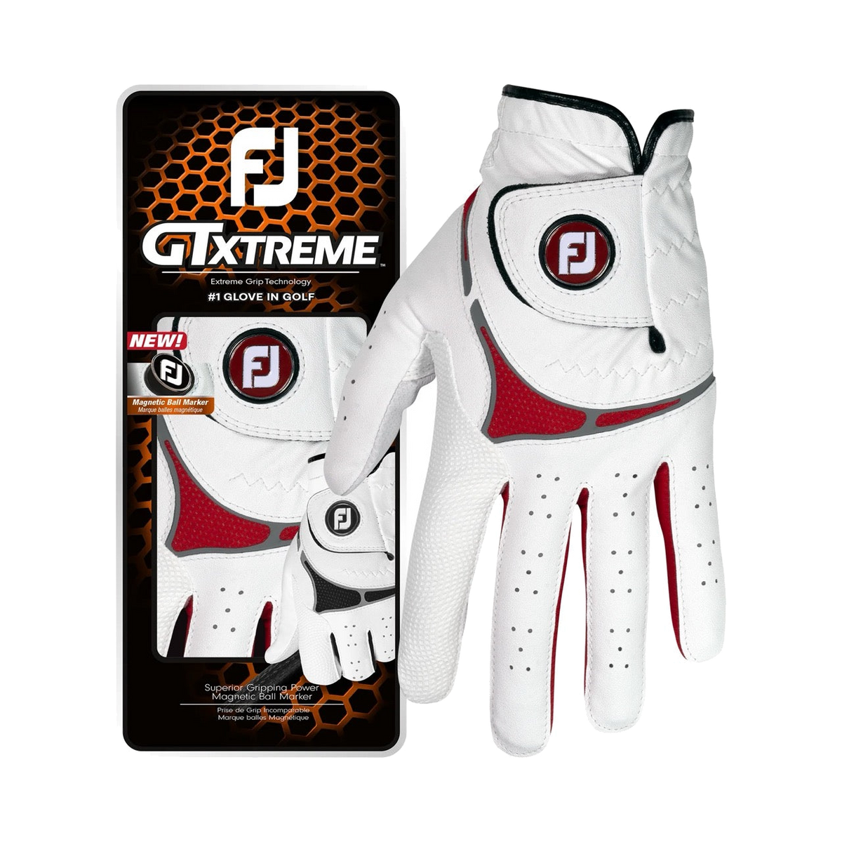 Gant de golf GTxtreme pour homme, rouge