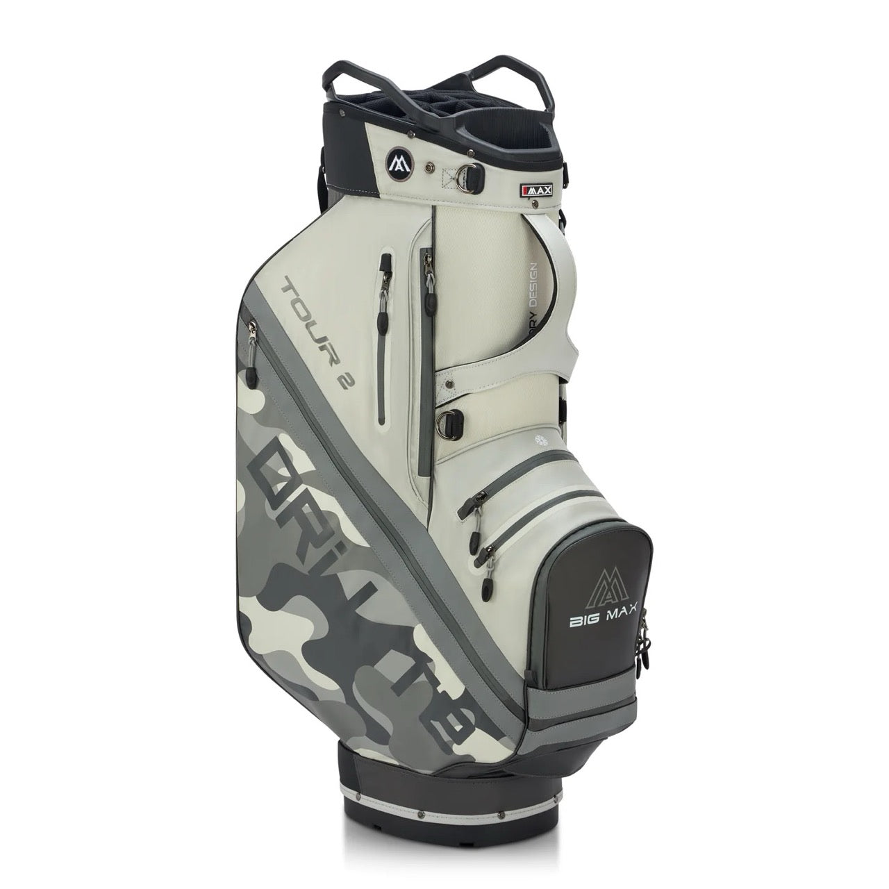 Dri Lite Tour 2 Cart Bag Gray Camo/White