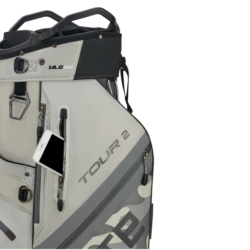 Dri Lite Tour 2 Cart Bag Gray Camo/White