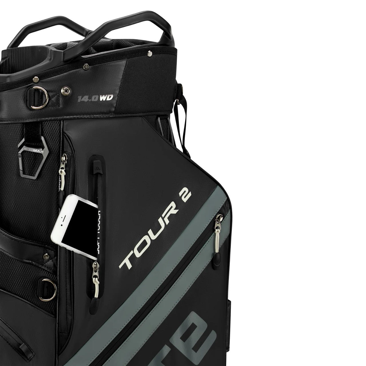 Dri Lite Tour 2 Cart Bag Black