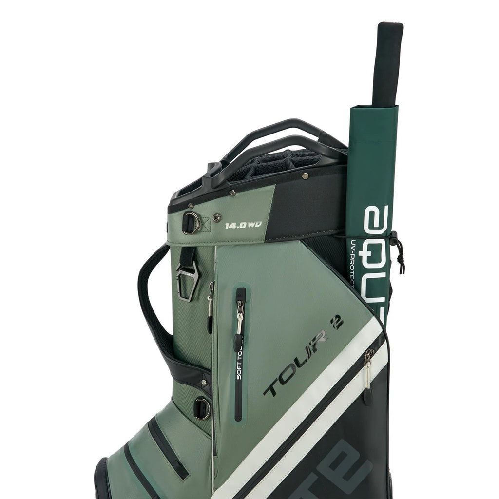 Dri Lite Tour 2 Cart Bag Black/Olive/White