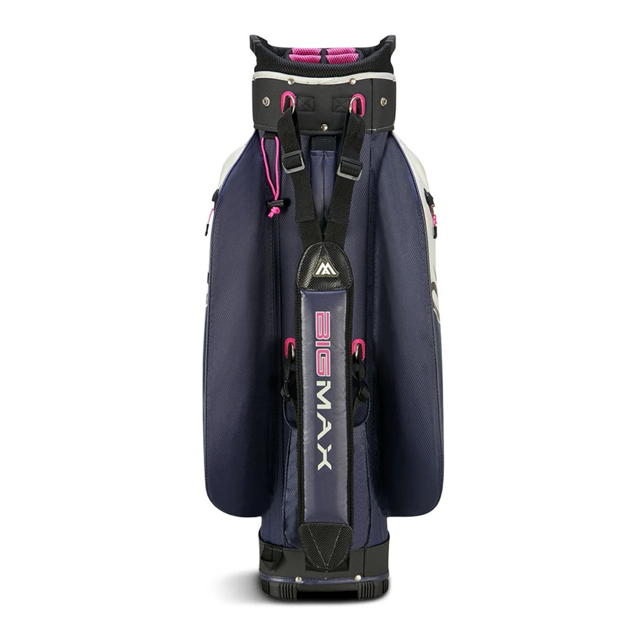Aqua Sport 4 cart bag white/steel blue/fuchsia