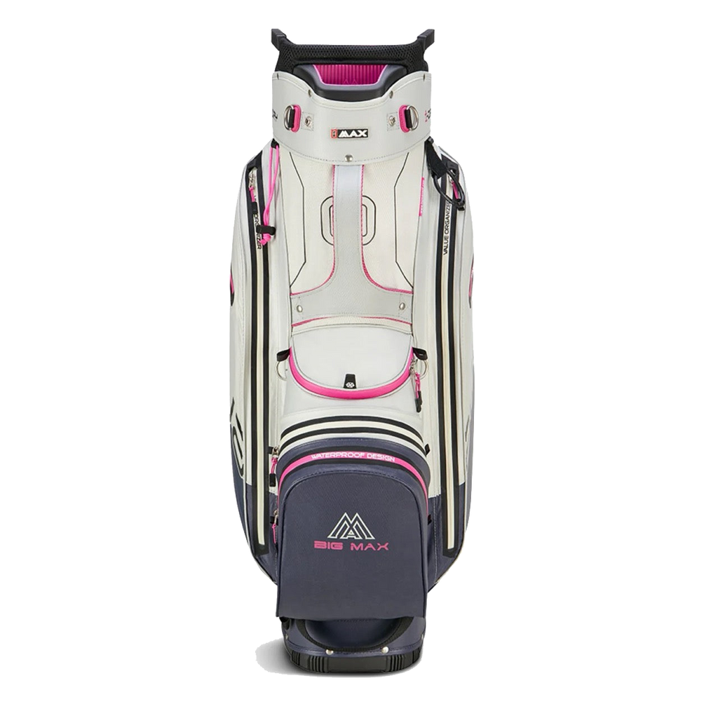 Aqua Sport 4 Cartbag Weiss/Steelblue/Fuchsia