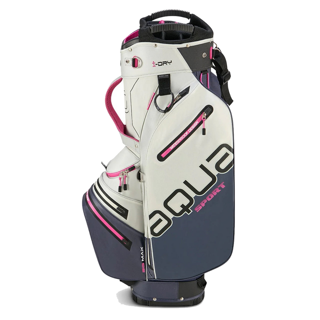 Aqua Sport 4 Cartbag Weiss/Steelblue/Fuchsia