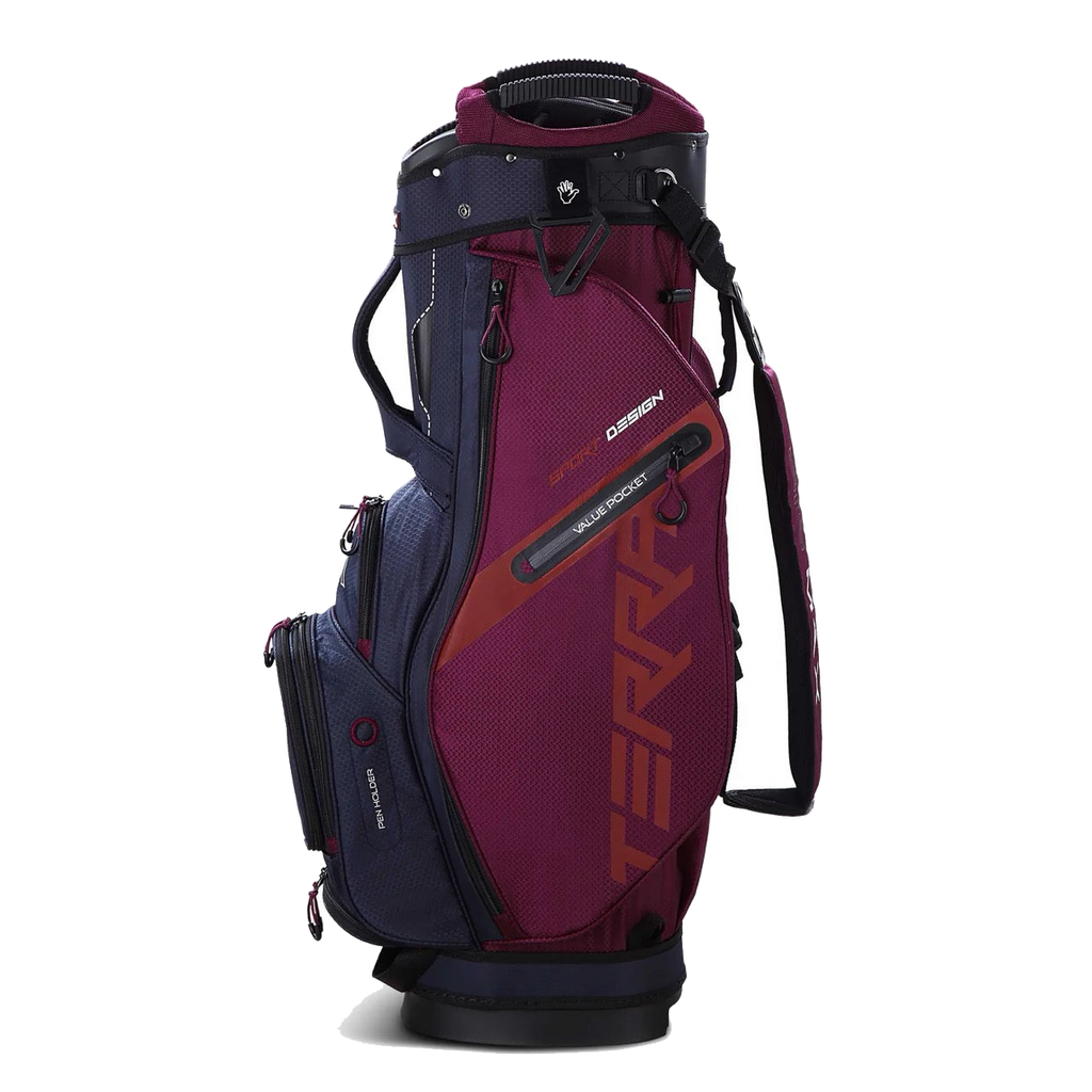 Terra Sport Cartbag Navy/Merlot