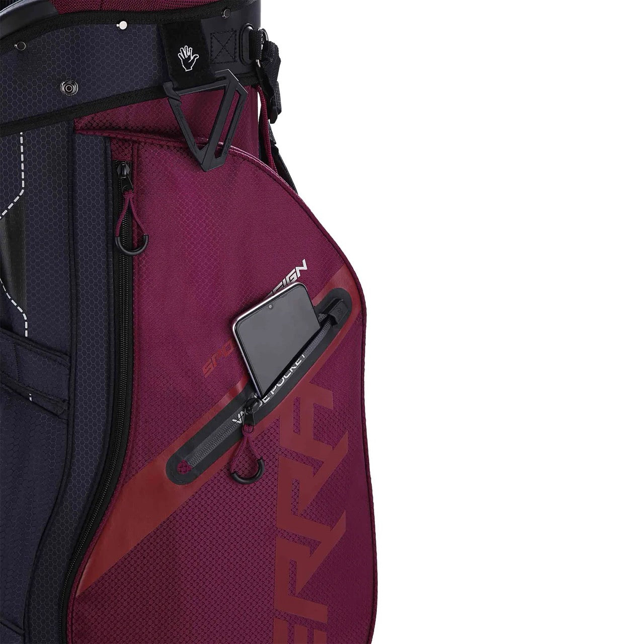 Terra Sport Cartbag Navy/Merlot