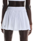 Jupe Court Plissée Femme Blanc