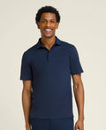 Polo da uomo League, colore blu navy