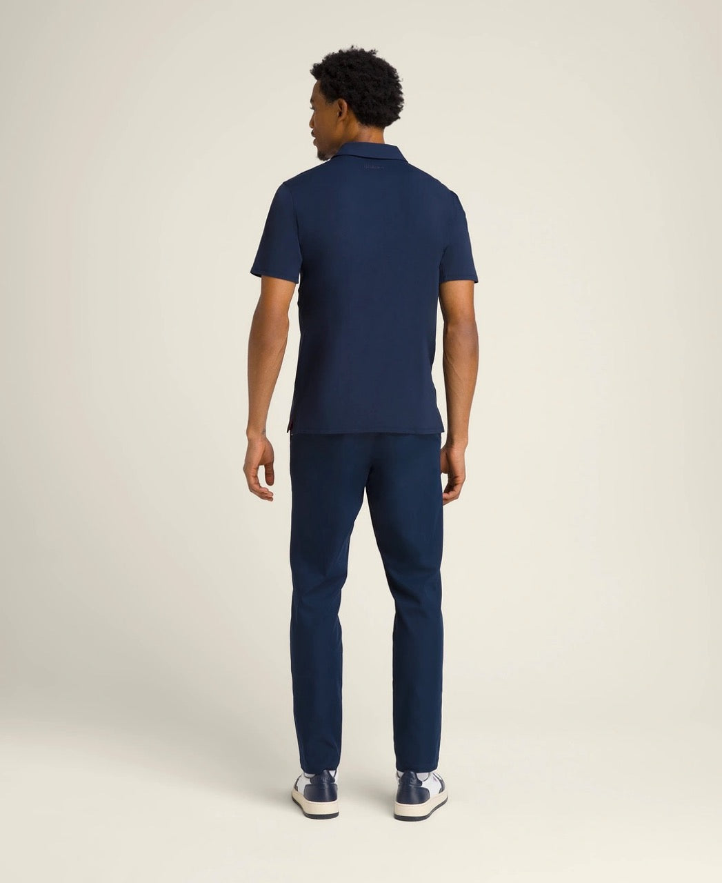 Polo da uomo League, colore blu navy