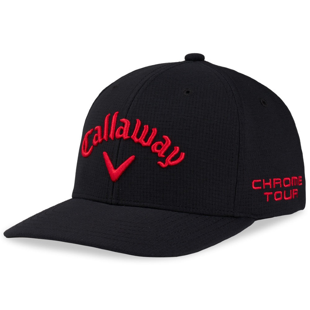 Tour Authentic Performance Pro Cap Schwarz/Rot