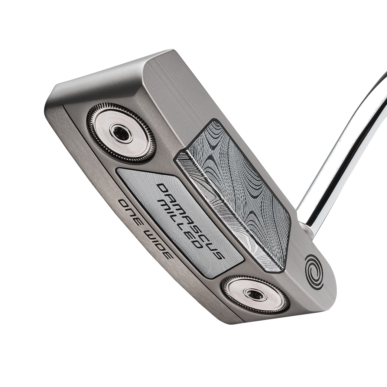 Putter Damasco fresato a una larghezza con curvatura singola