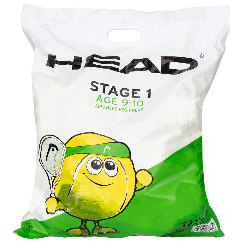 Head TIP Grün Polybag 72 Bälle