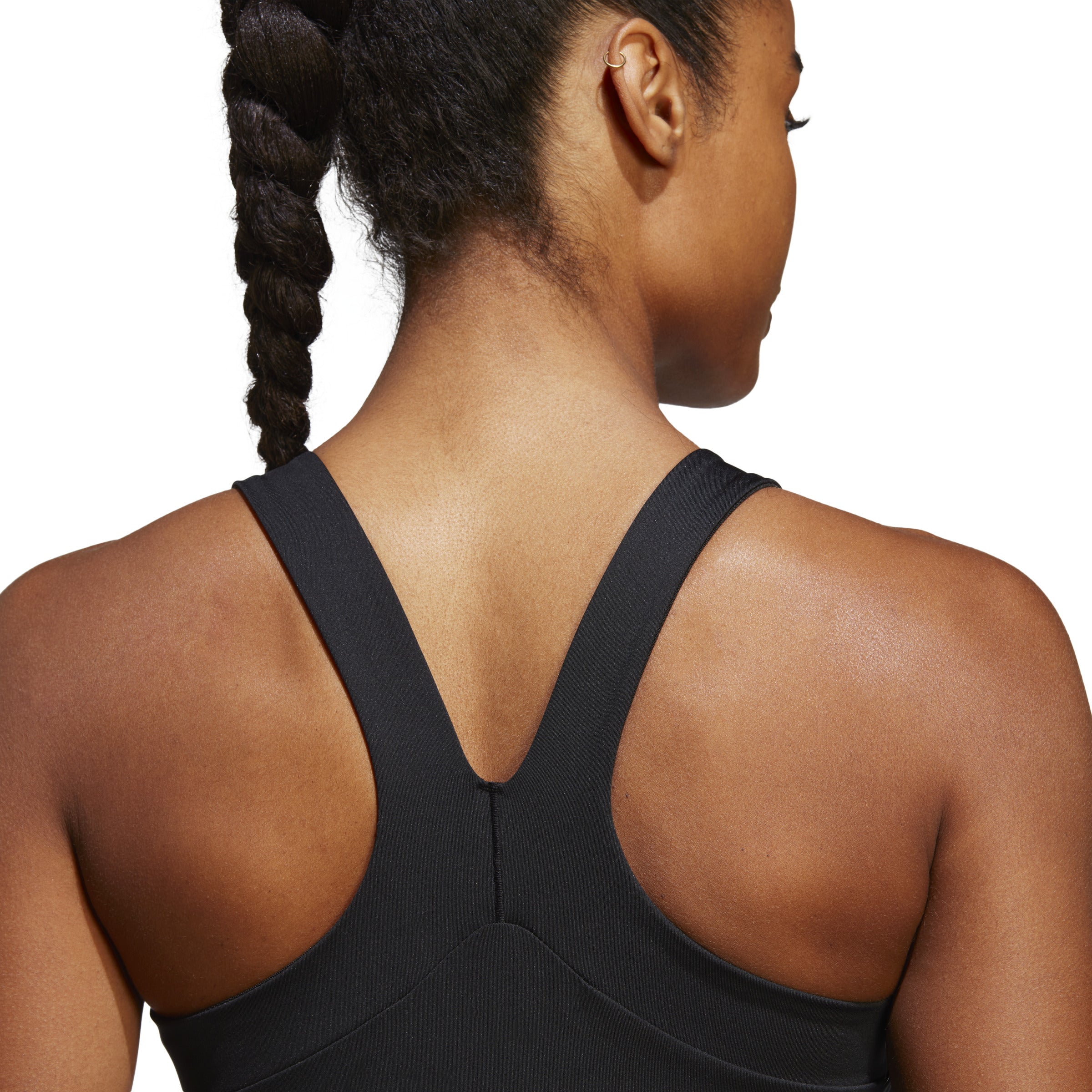Tennis Y tank top black