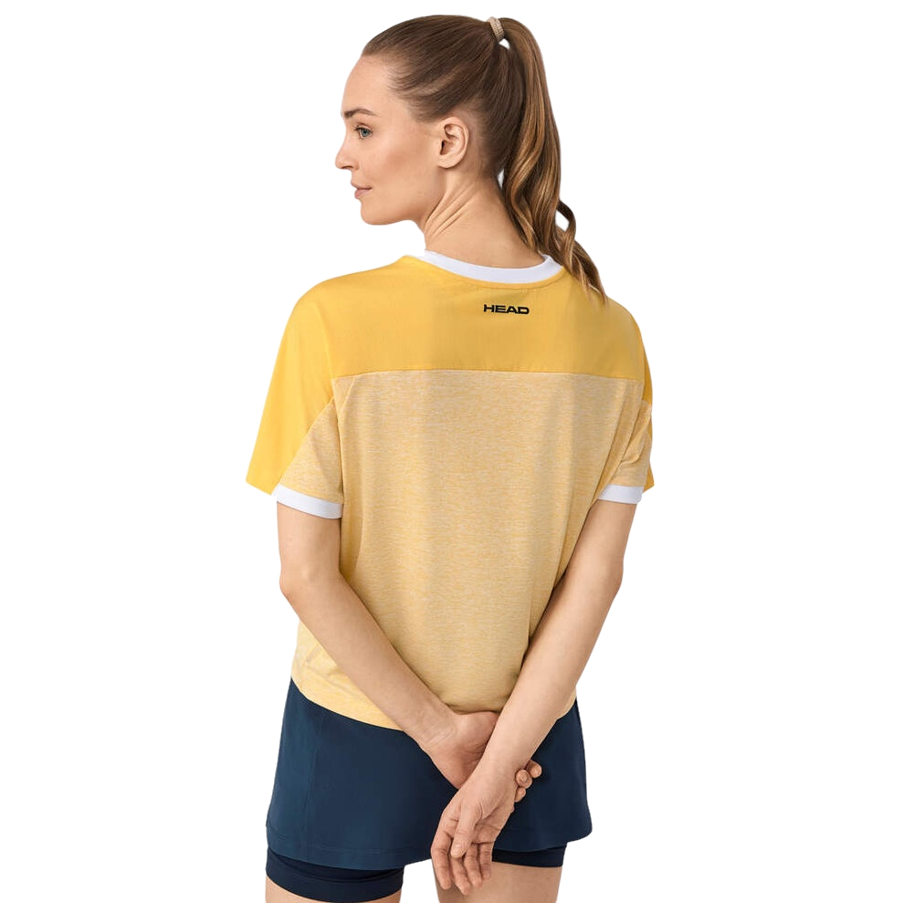 Play Tech T-Shirt Women Yellow