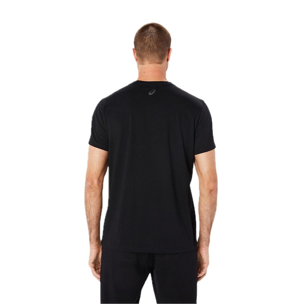 Maglietta con logo ASICS nera