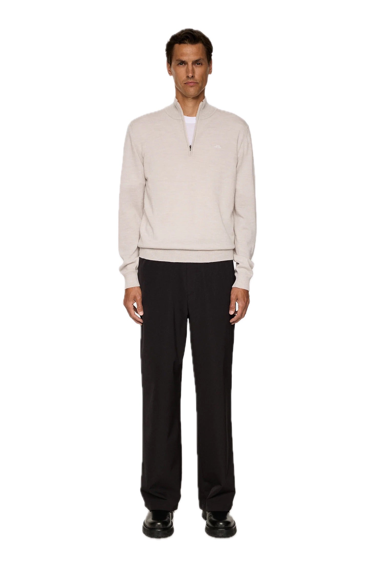 Maglione Kiyan con cerniera a un quarto da uomo Moonbeam