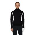 Pull zippé tricoté Kendrick pour homme, bleu marine