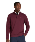 Sweat-shirt Club 1/2 Zip Mock Homme Rouge