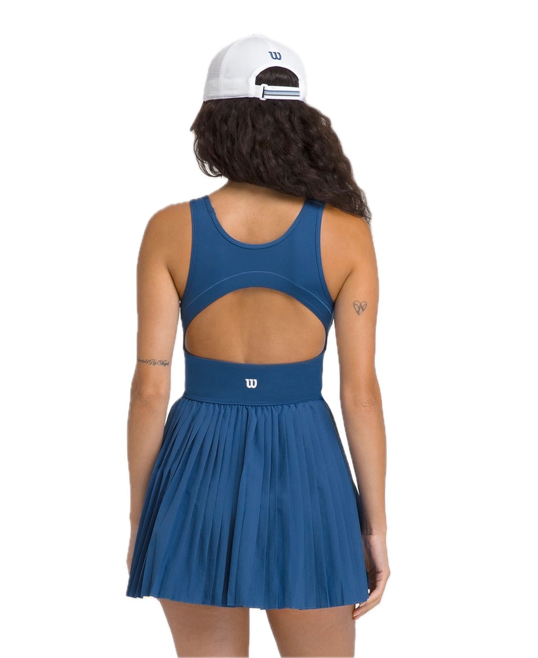 Robe de tennis Sportif Femme Court Bleu