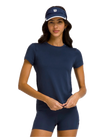 Pro Seamless T-Shirt Damen Navy