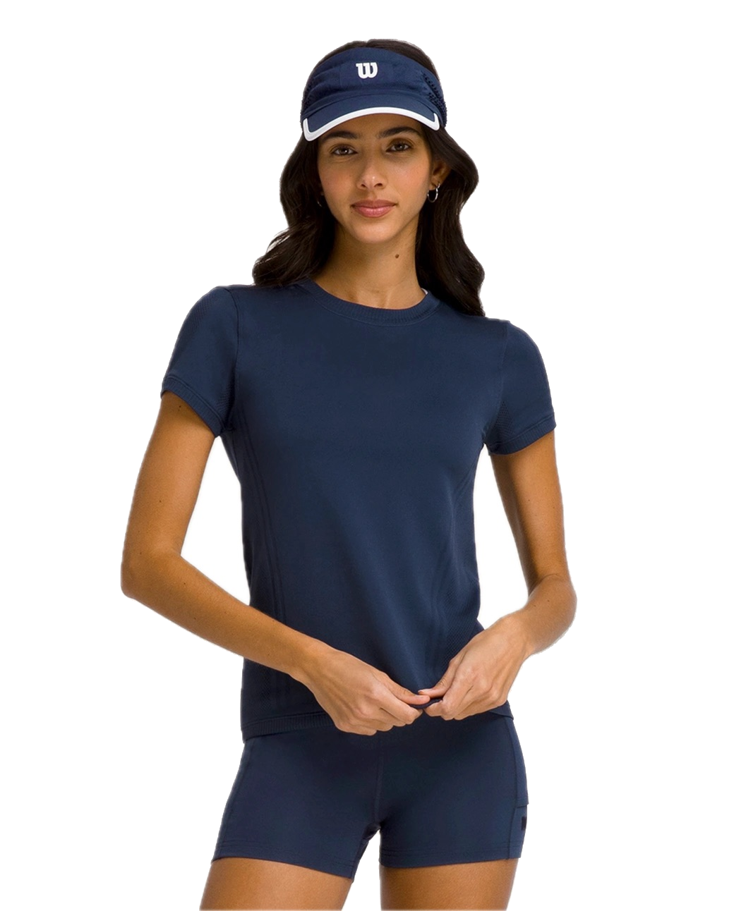 Pro Seamless T-Shirt Damen Navy