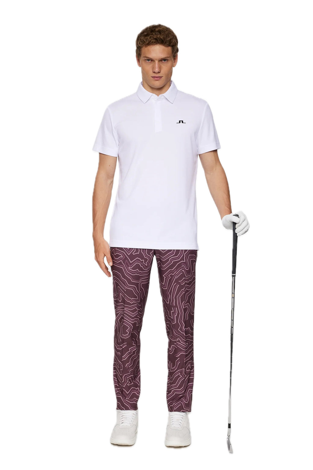 Polo Peat da uomo bianca