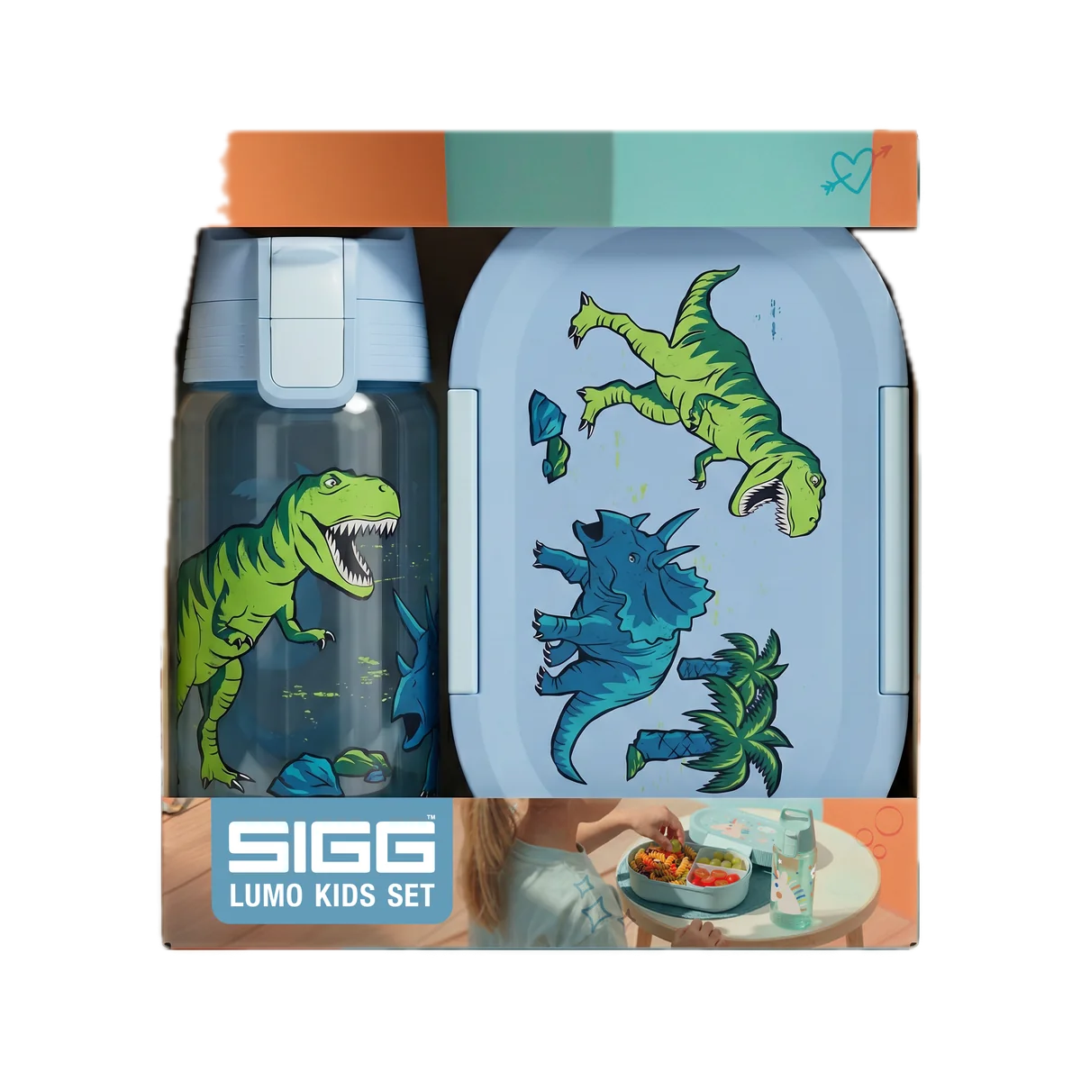 Lumo Kids Set Dinosaurs Trinkflasche