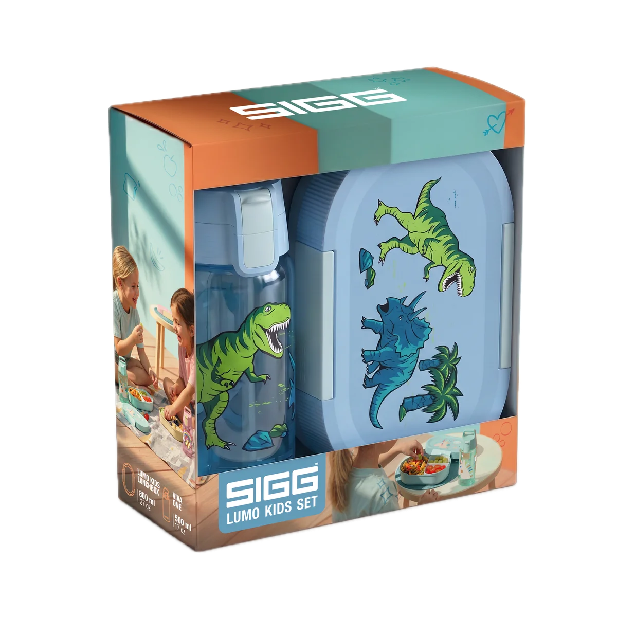 Lumo Kids Set Dinosaurs Trinkflasche