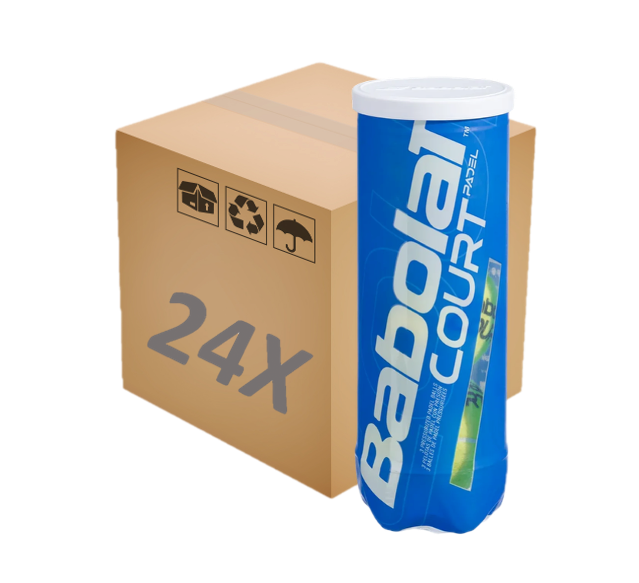 Court X3 Padel Balls 24x 3-Ball Cans