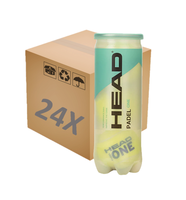 One Padel balls 24x 3-ball cans